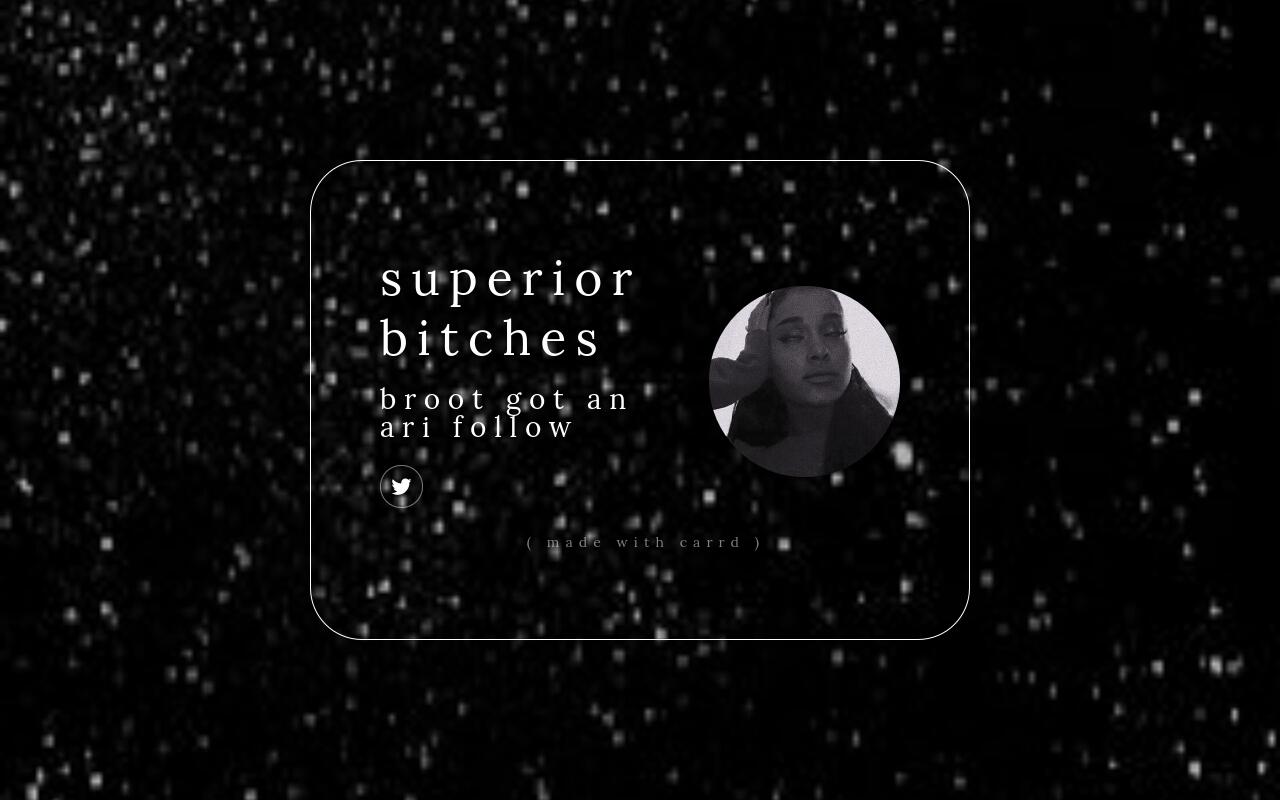 Carrd profile picture for @superiors